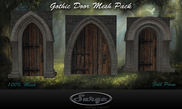 Gothic Door Mesh Pack