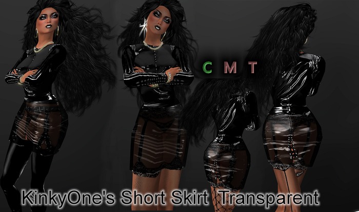 KinkyOne's Short skirt Transparent