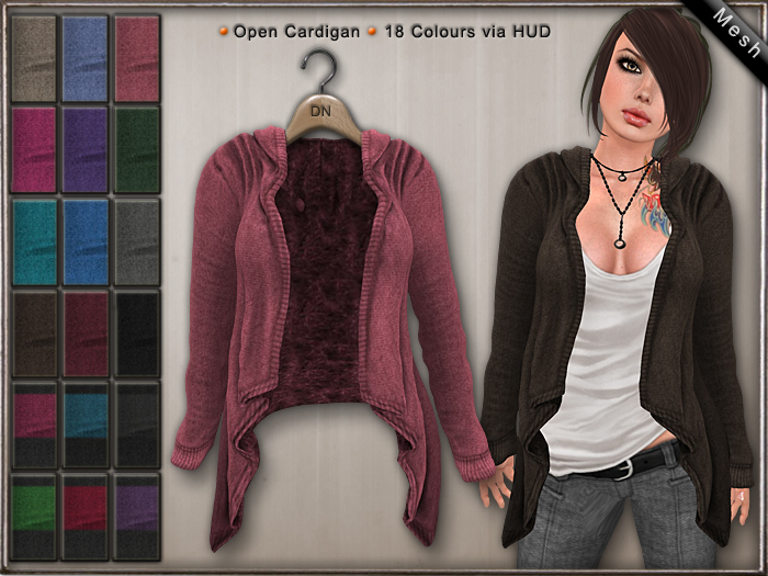 DN Mesh Open Cardigan [DEMO]