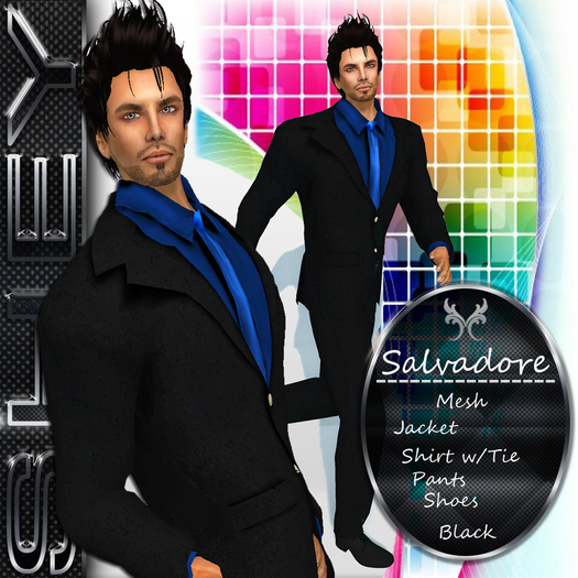 SHEY - Salvadore Mesh Set Black
