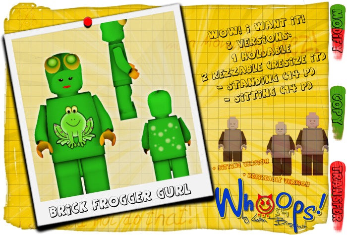 [Whoops!] - Brick Frogger Gurl