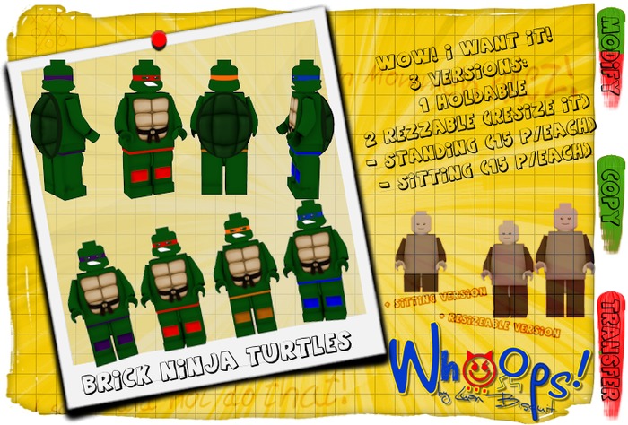 [Whoops!] - Brick Ninja Turtles