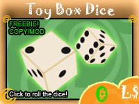 Kero's Toy Box Dice