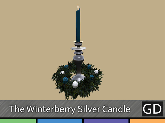 Winterberry Candle Silver