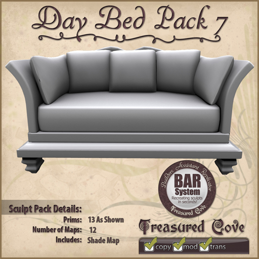 -TC- Day Bed Pack 7 Clearance Priced