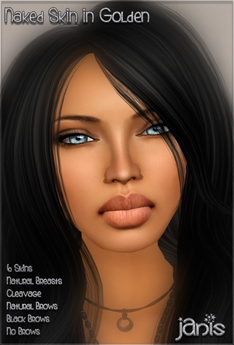 Second Life Marketplace - *Janis* Naked Skin Demos [All 5 Tones]