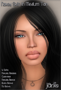 Second Life Marketplace - *Janis* Naked Skin Demos [All 5 Tones]