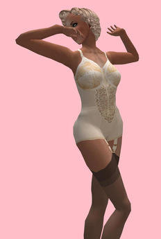 Second Life Marketplace - Greta Girdle Shaper, Nude 2