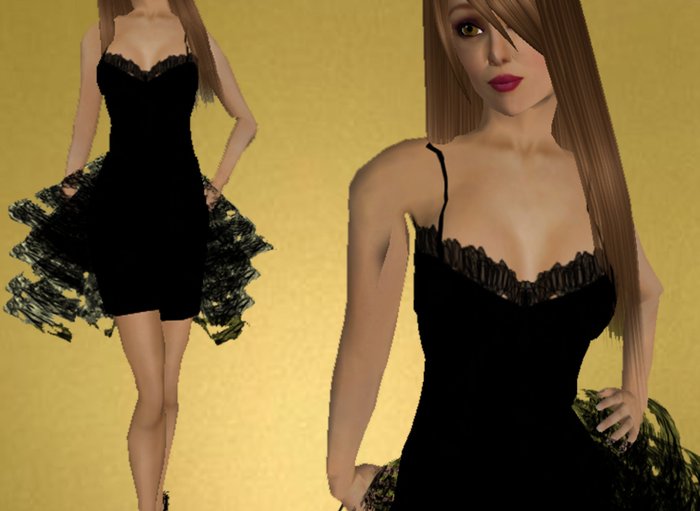 Lace top and Skirt