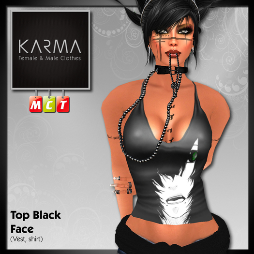 Karma - Top Black Man Face