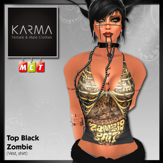 Karma - Top Black Zombie