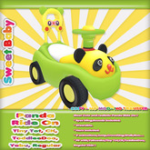 Sweet Baby - Panda Ride On - Green