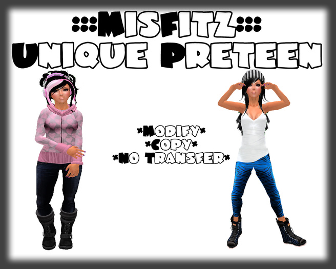 ::MisFitz::Teen Girl Shapes