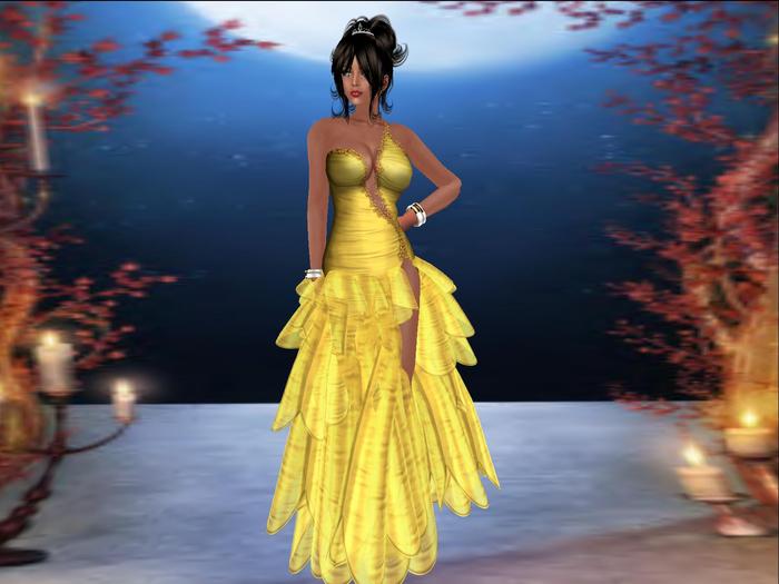 PROMO - Zennya's Closet *Cocktail Dress Nina Yellow