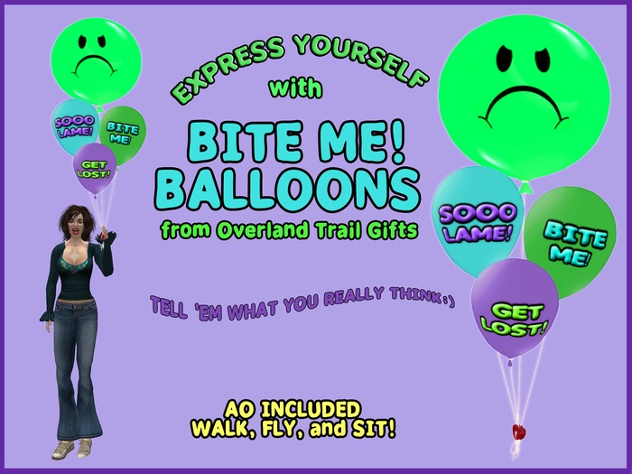 Bite me Gift Balloons!