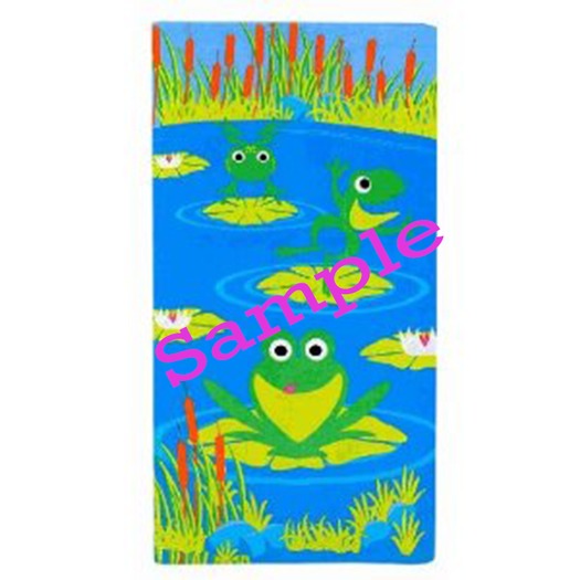 Beach Towel Frogs (boxed)