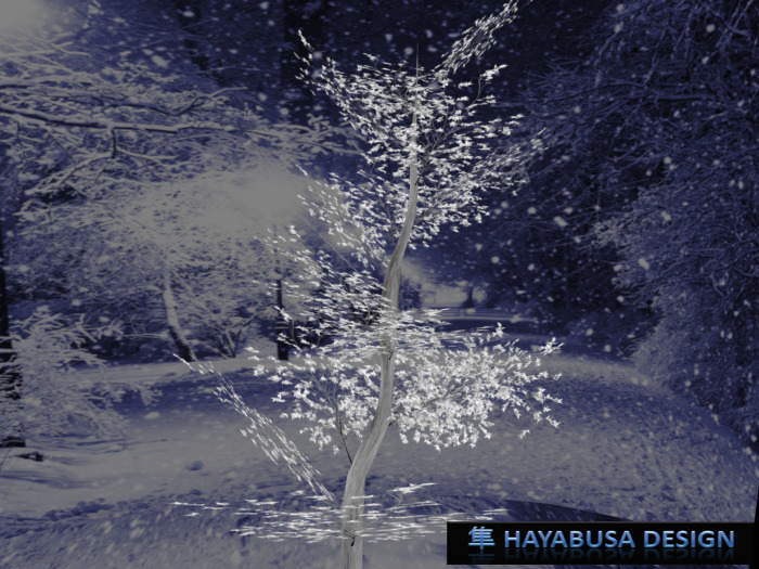 One Prim TRUE Tree, True 3D Trunk, True Foliage, 2 Foliages and 3 Shapes, Special Winter Edition, Copy&Modify