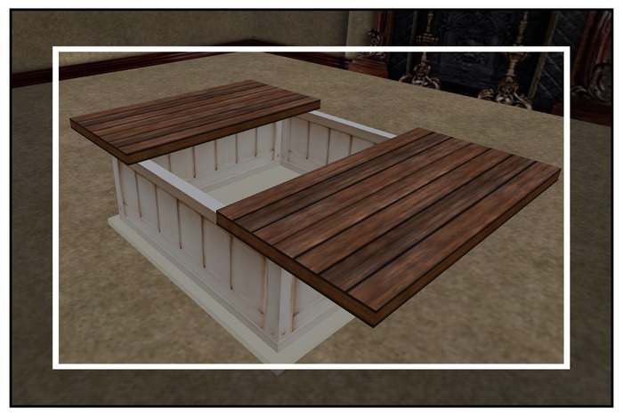 Storage Box/Coffee Table Tiki