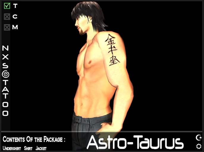 Astro-Taurus Men Tattoo : : : NXS TATOO : : :
