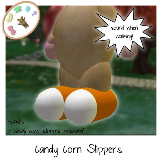 MUZI - Candy Corn Slippers