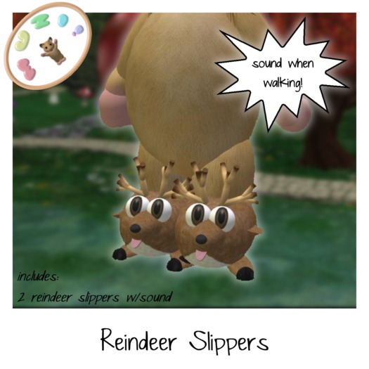 MUZI - Reindeer Slippers