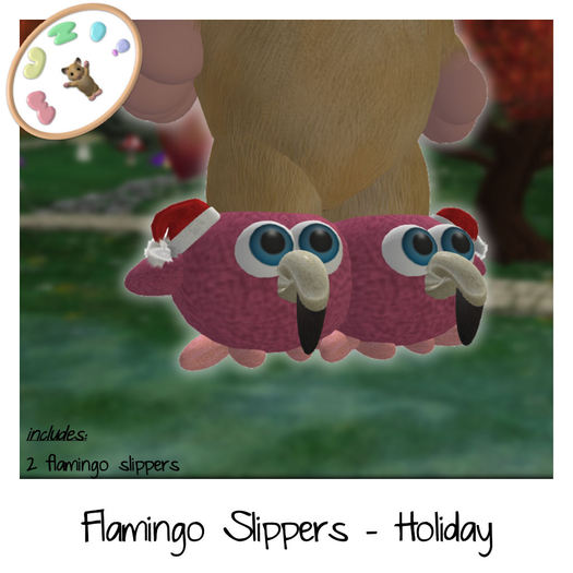 MUZI - Flamingo Slippers - Holiday
