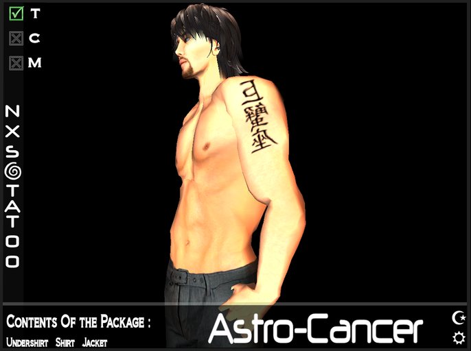 Astro-Cancer Men Tattoo : : : NXS TATOO : : :