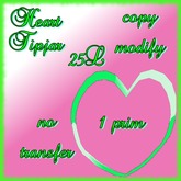 Rotating Heart Tipjar (green)