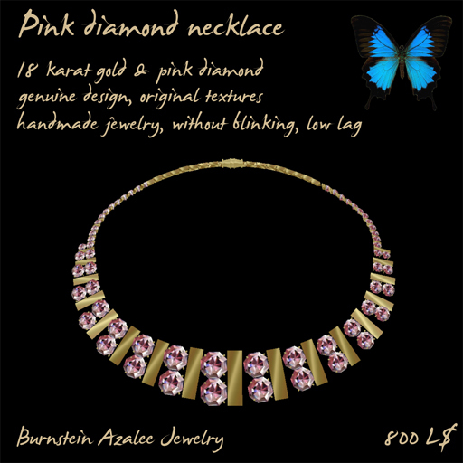 Pink Diamond necklace