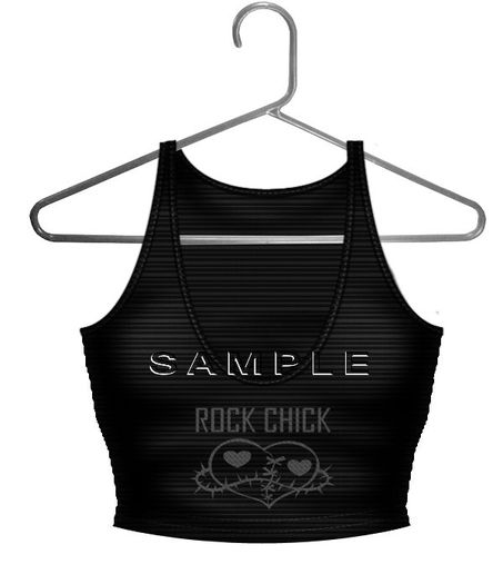 Rock Chick Black Top