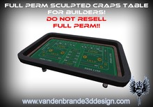 ~~ Full perm Craps tables + maps & textures