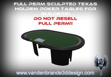 ~~ Full perm Poker texas holdem table + maps & textures