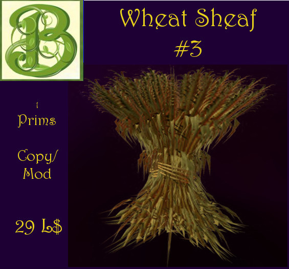 Dry Wheat Sheaf 3
