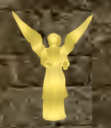 Gold Angel Tree Topper, 1 Prim