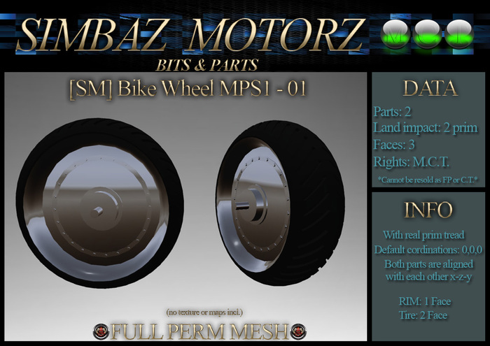 [SM] Bike Wheel MPS1 01