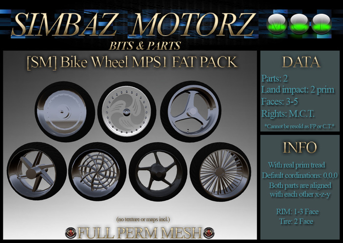 [SM] Bike Wheel MPS1 FAT