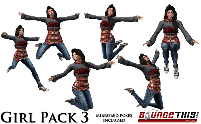 Bounce This Poses - Girl Pack 3