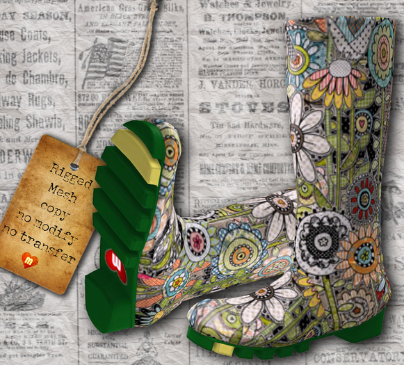 Muu Mesh Rain Boots 2