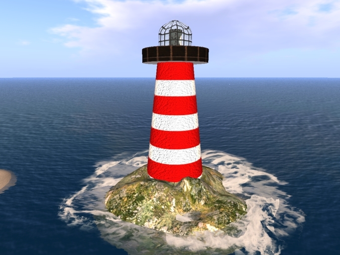 Arkad's 11 Prims Offsim Lighthouse red