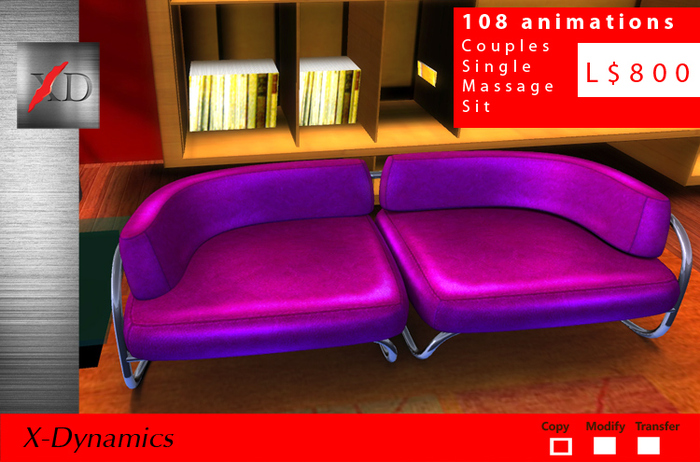 XD Curve Sofa Purple