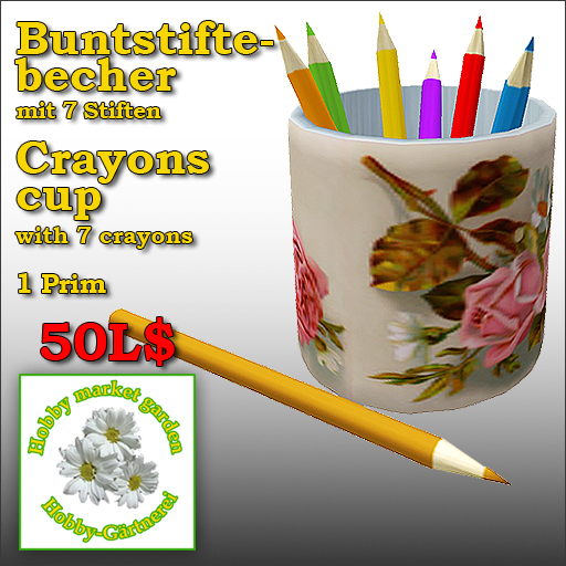 Crayons cup
