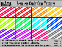 Ro!Act Designs 12 Candy Cane Seamless Textures