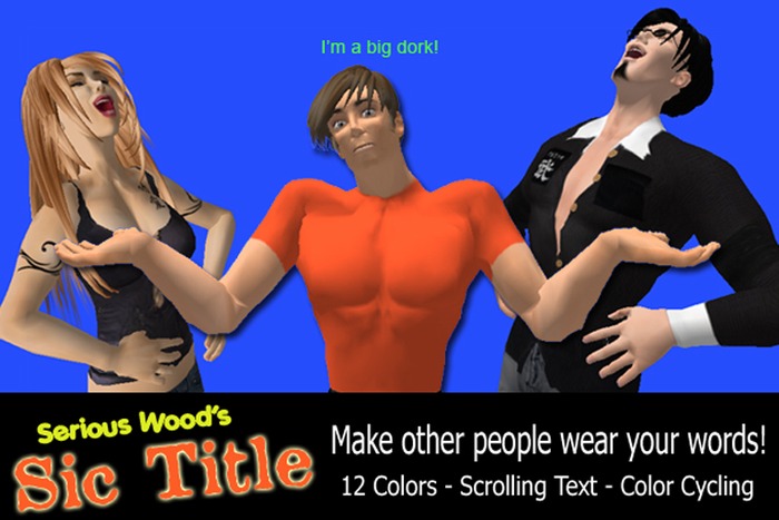 Sic Title - floating text prank