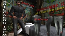 Cell 13 Conic black jeans DEMO