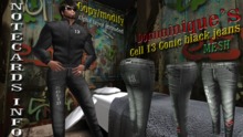 Cell 13 Conic black jeans