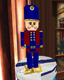 Mesh Nutcracker, Blue Trim .5 LI, 1 prim