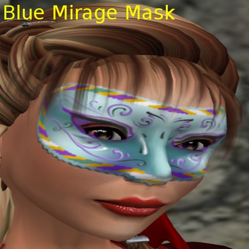 Blue Mirage Mask Tattoo