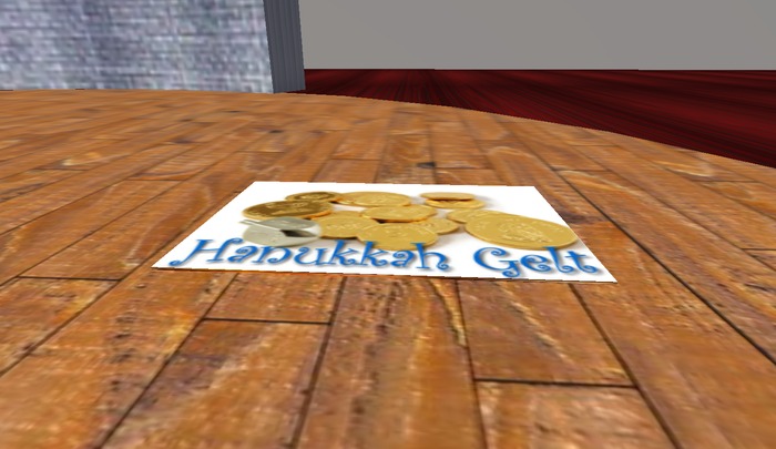Chanukah Gelt Welcome Mat