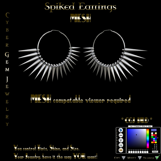 Spiked Earrings - MESH