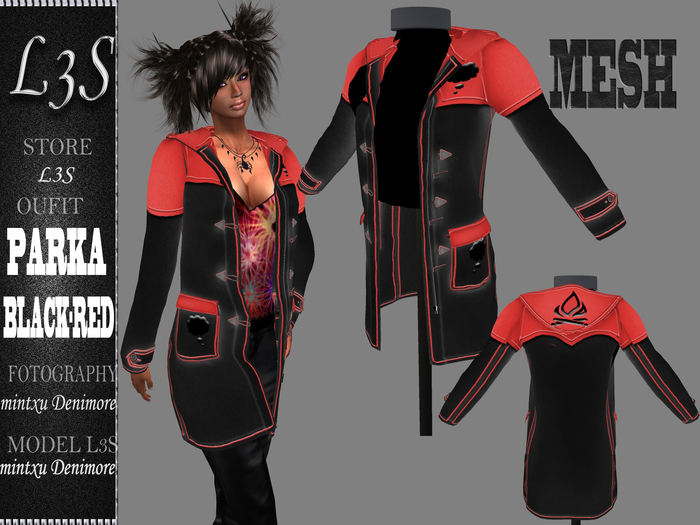 [ L3S ] TRENKA ROJO Y NEGRO